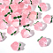 Transparent Plastic Beads, Peach, No Hold, Pink, 15.5x17x11mm