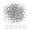 Tarnish Resistant 304 Stainless Steel Open Jump Rings, Stainless Steel Color, 20 Gauge, 7x0.8mm, Inner Diameter: 5.4mm, about 127pcs/10g