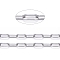 Tarnish Resistant 304 Stainless Steel Paperclip Chains, Drawn Elongated Cable Chains, Unwelded, with Spool, Stainless Steel Color, 18x7.5x1.6mm, about 32.8 Feet(10m)/roll