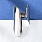 Non-Tarnish 304 Stainless Steel Open Cuff Ring, Twist Wide Ring for Women, Stainless Steel Color, US Size 7 1/4(17.5mm)