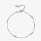 925 Sterling Silver Cable Chain Bracelets, Silver, 6-3/4 inch(17cm)