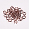 Eco-Friendly Brass Jump Rings, Open Jump Rings, Cadmium Free & Lead Free, Red Copper, 5x0.8mm, 20 Gauge, Inner Diameter: 3.4mm, Hole: 3mm, about 8928pcs/500g