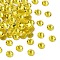 Preciosa® MAXIMA Crystal No Hotfix Flatback Stones, Czech Crystal, Dura Foiling, Round(438 11 615 Chaton Rose), 80310 Citrine, SS16(3.8~4mm)