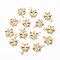 Ion Plating(IP) 304 Stainless Steel Pendants, Snowflake, for Christmas, Golden, 14x9.5x1mm, Hole: 1.2mm