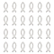 24Pcs 304 Stainless Steel Charms, Jesus Fish Charms, Stainless Steel Color, 11x4.5x1mm, Hole: 2x5mm