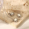 Fashion Oval 304 Stainless Steel Stud Earrings & Pendant Necklaces Sets for Women, Stainless Steel Color