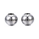 Круглые бусины из нержавеющей стали марки 304 STAS-TAC0004-8mm-P-2