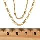 Латунные двухслойные ожерелья NJEW-D302-53G-5