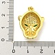 Латунные микро проложить кубического циркония подвески KK-K354-13I-G-3