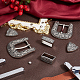 Комплекты пряжек из сплава ремня FIND-WH0111-299-4