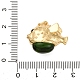 Латунные микро проложить кубического циркония подвески KK-U058-24G-3