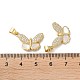 Латунные микропаве прозрачные подвески с фианитом KK-B083-38G-3