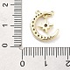 Латунные микропаве прозрачные подвески с фианитом ZIRC-L104-003G-3