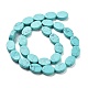 Синтетических нитей бирюзовые бусы G-P559-B02-01-5
