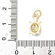 Латунные микро проложить кубического циркония подвески ZIRC-I356-13G-07-3