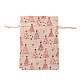 Рождественские сумки Linenette Drawstring Bags CON-PW0001-074B-07-1