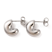 Серьги-гвоздики из нержавеющей стали 304 EJEW-G395-21P