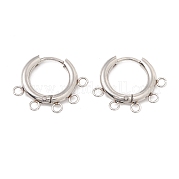 Фурнитура для сережек-колец из нержавеющей стали 304 STAS-D183-01P