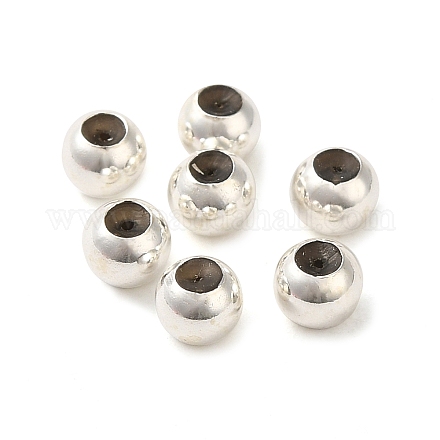 925 шарики стерлингового серебра STER-WH0011-08S-1