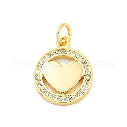 Латунные микро проложить кубического циркония подвески KK-D325-60G-02-1