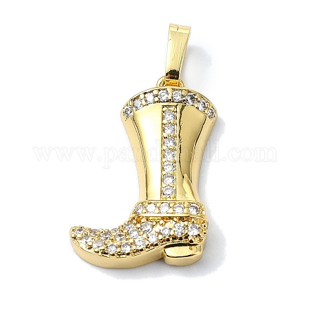 Подвески из кубического циркония с покрытием из латуни KK-M282-41G-1