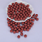 Round Silicone Focal Beads, Sienna, 15mm, Hole: 2mm
