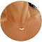 Simple Style Round Imitation Pearl 3 Beads Pendant Alloy Chain Necklaces for Women, White, Golden, 17.72 inch(45cm)