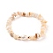 Chip Natural Shell Stretch Beaded Bracelets, with Natural Pearl and Brass Beads, Golden, Light Yellow, Inner Diameter: 2-1/8 inch(5.5cm)
