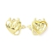 Rack Plating Alloy Pendants, Cadmium Free & Lead Free, Heart & Devil, Light Gold, 22.5x25x4.5mm, Hole: 1.8mm