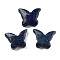Dyed Natural Lapis Lazuli Pendants, Butterfly Charms, 19.5x15x5.5mm, Hole: 1mm
