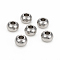 Non-Tarnish 201 Stainless Steel Beads, Rondelle, Stainless Steel Color, 9.8x6.4mm, Hole: 3.8mm