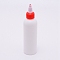 Plastic Squeeze Bottle, Liqiud Bottle, Column, White, 39.5x151mm, Capacity: 120ml(4.06 fl. oz)