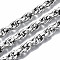 Tarnish Resistant 304 Stainless Steel Rope Chains, with Spool, Unwelded, Stainless Steel Color, 14.3x10.7x3.5mm, about 16.4 Feet(5m)/roll