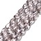 Electroplate Glass Beads Strands, Oval, Faceted, Thistle, 6.5x4.5x3mm, Hole: 0.8mm, about 79~80pcs/strand, 19.29''~20.67''(49~52.5cm)