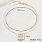 Fashionable Zinc Alloy Heart Pendant Necklaces, Imitation Pearl Beaded Necklaces for Women, Golden, White, 16.34 inch(41.5cm)