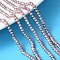 Natural Cultured Freshwater Pearl Beads Strands, Potato, Grade 3A+, Rosy Brown, 3~3.5mm, Hole: 0.7mm, about 104~129pcs/strand, 13.31~15.24''(33.8~38.7cm)