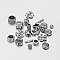 Tibetan Style Alloy Beads, Mixed Shapes, Antique Silver, 6~14.5x6~14x3.5~10mm, Hole: 1~7mm
