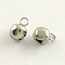 Tarnish Resistant Stainless Steel Bell Pendants, Base Accessories for Necklace, Stainless Steel Color, 8x5x5mm, Hole: 2mm
