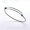 Tarnish Resistant Adjustable 201 Stainless Steel Expandable Bangles, Stainless Steel Color, 2-1/2 inch(6.5cm)