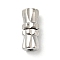 Non-Tarnish 304 Stainless Steel Screw Clasps, Perfect Ending for Your Jewelry, Stainless Steel Color, 11x4.5mm, Hole: 1.4mm