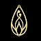 201 Stainless Steel Link Connectors, Laser Cut, Teardrop, Golden, 40x22x1mm, Hole: 1.5mm