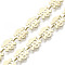 Brass Skull Link Chains, for Halloween Jewelry Making, Long-Lasting Plated, Nickel Free, Unwelded, Light Gold, 7x11x2.5mm