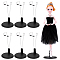 Alloy Model Toy Assembled Holder, with Plastic Chassis, Black, 6.15x6.95x11.5cm