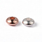 202 Stainless Steel Beads, Rondelle, Mixed Color, 6x3mm, Hole: 2mm