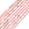 Natural Pink Opal Beads Strands, Faceted, Rondelle, 3x2mm, Hole: 0.5mm, about 223~226pcs/strand, 14.96~15.16 inch(38~38.5cm)