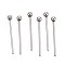 304 Stainless Steel Head Pins, Stainless Steel Color, 15mm, Head: 2mm