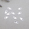 Non-Tarnish 316 Surgical Stainless Steel Chain Tabs, Chain Extender Connectors, Oval, Stainless Steel Color, 8x4mm