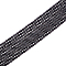 Eco-Friendly Dyed Glass Pearl Round Beads Strands, Cotton Cord Threaded, Black, 6mm, Hole: 0.7~1.1mm, about 72pcs/strand, 15 inch