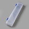 Rectangle Plastic Storage Box, Stationery Case for Watercolour Oil Paint Pencil, White, 35x7.9x3.55cm