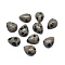 Natural Dalmatian Jasper Cabochons, teardrop, 8x6x3mm
